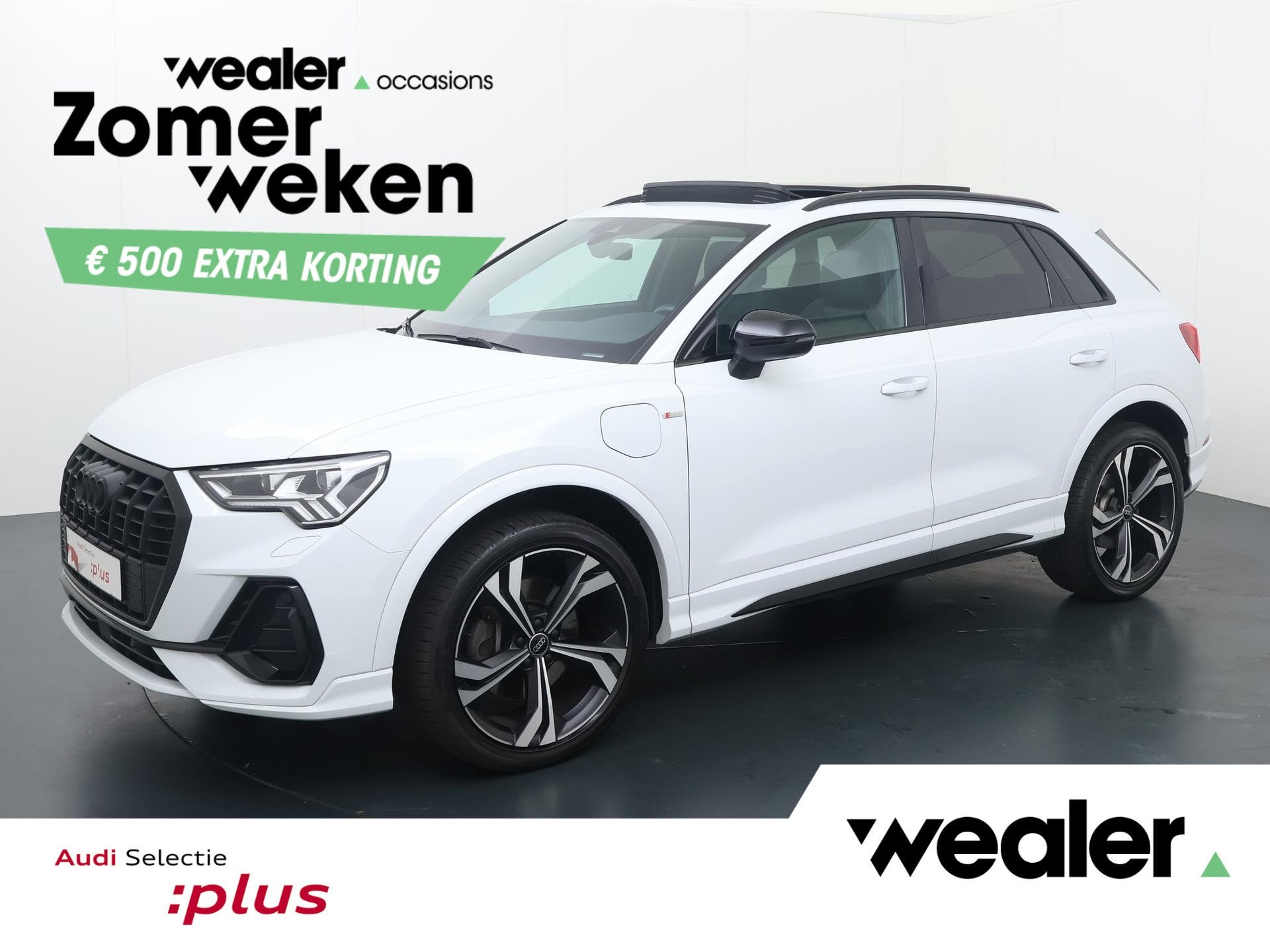 Audi Q3 45 TFSI e S edition | 245 PK | SoH 92% | Trekhaak |, Auto's, Audi, Gebruikt, Met garantie (alle), Wit, Hybride Elektrisch/Benzine