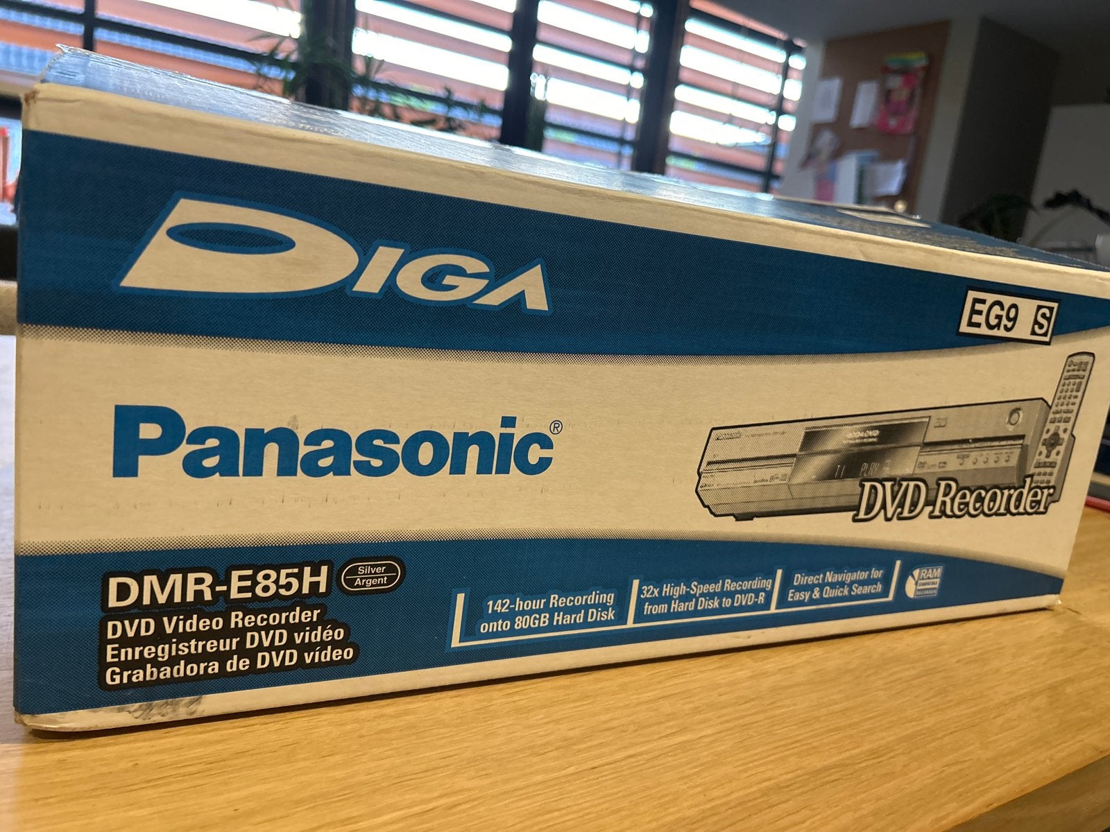 Panasonic DMR-E85H DVD Video Recorder met 80GB nieuw, Ophalen, Panasonic, Met harddisk, Dvd-recorder