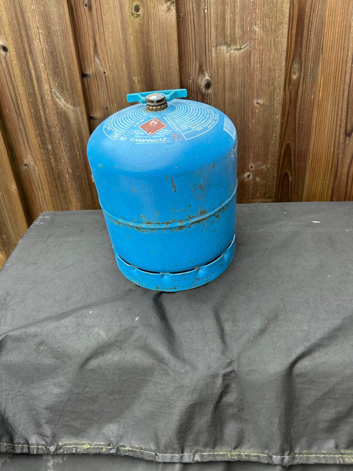Campingaz 907 gasfles - 75% gevuld, Caravans en Kamperen, Ophalen, Gebruikt