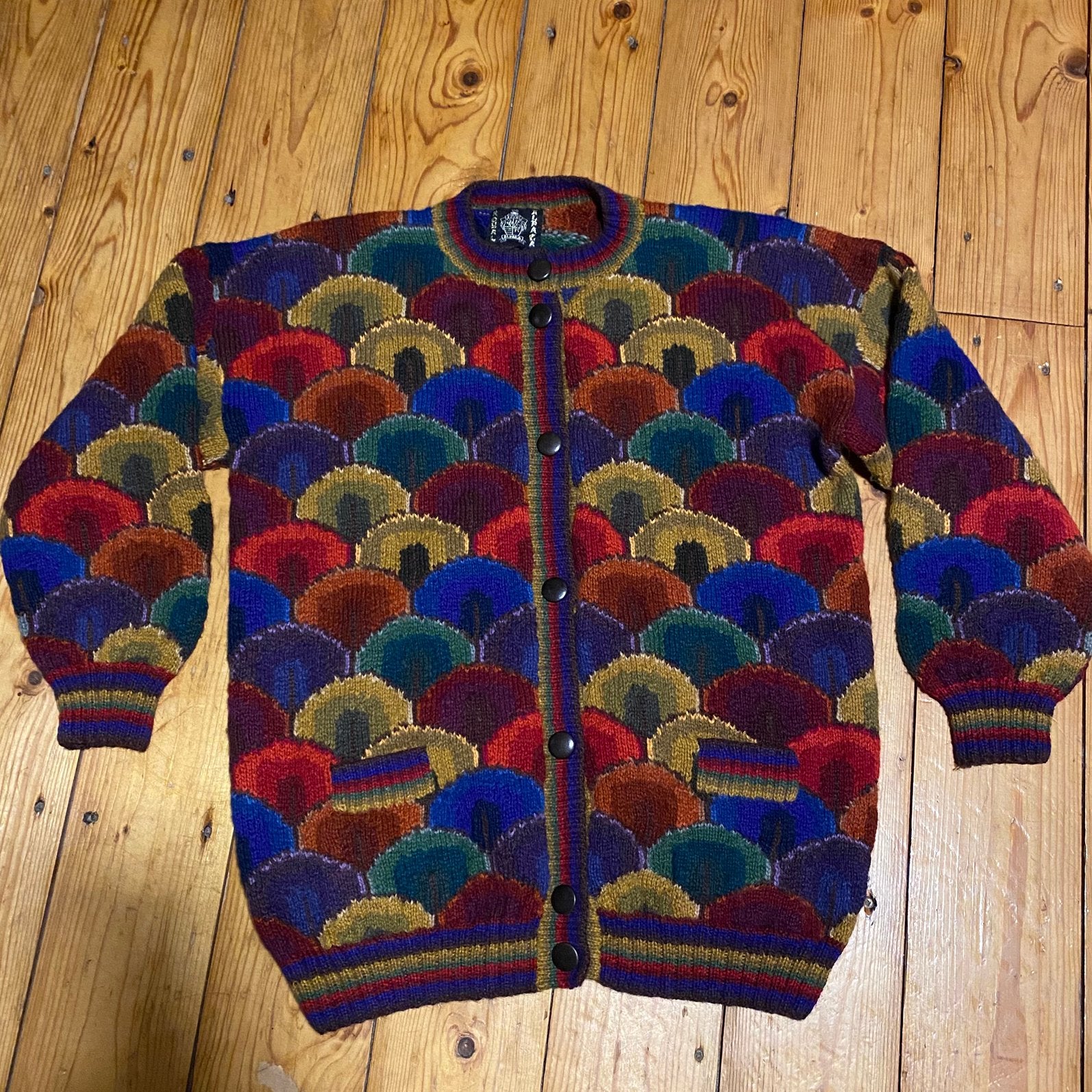 ROYAL ALPACA PERU MEERKLEURIG VEST L, Ophalen of Verzenden, Zo goed als nieuw, Maat 42/44 (L), Meerkleurig