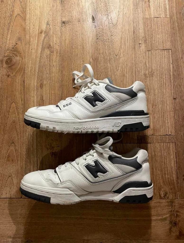New Balance 550 Sea Salt, Ophalen of Verzenden, Grijs, Sneakers of Gympen, Zo goed als nieuw
