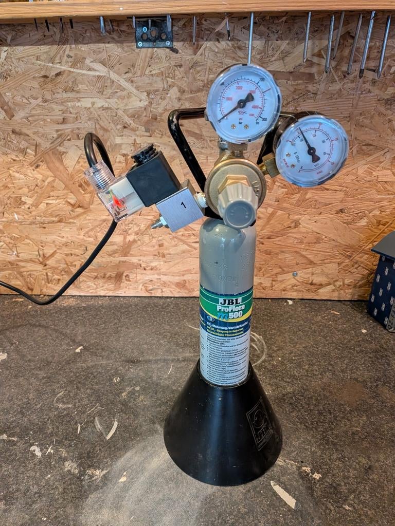 Co2 aquarium set, Ophalen