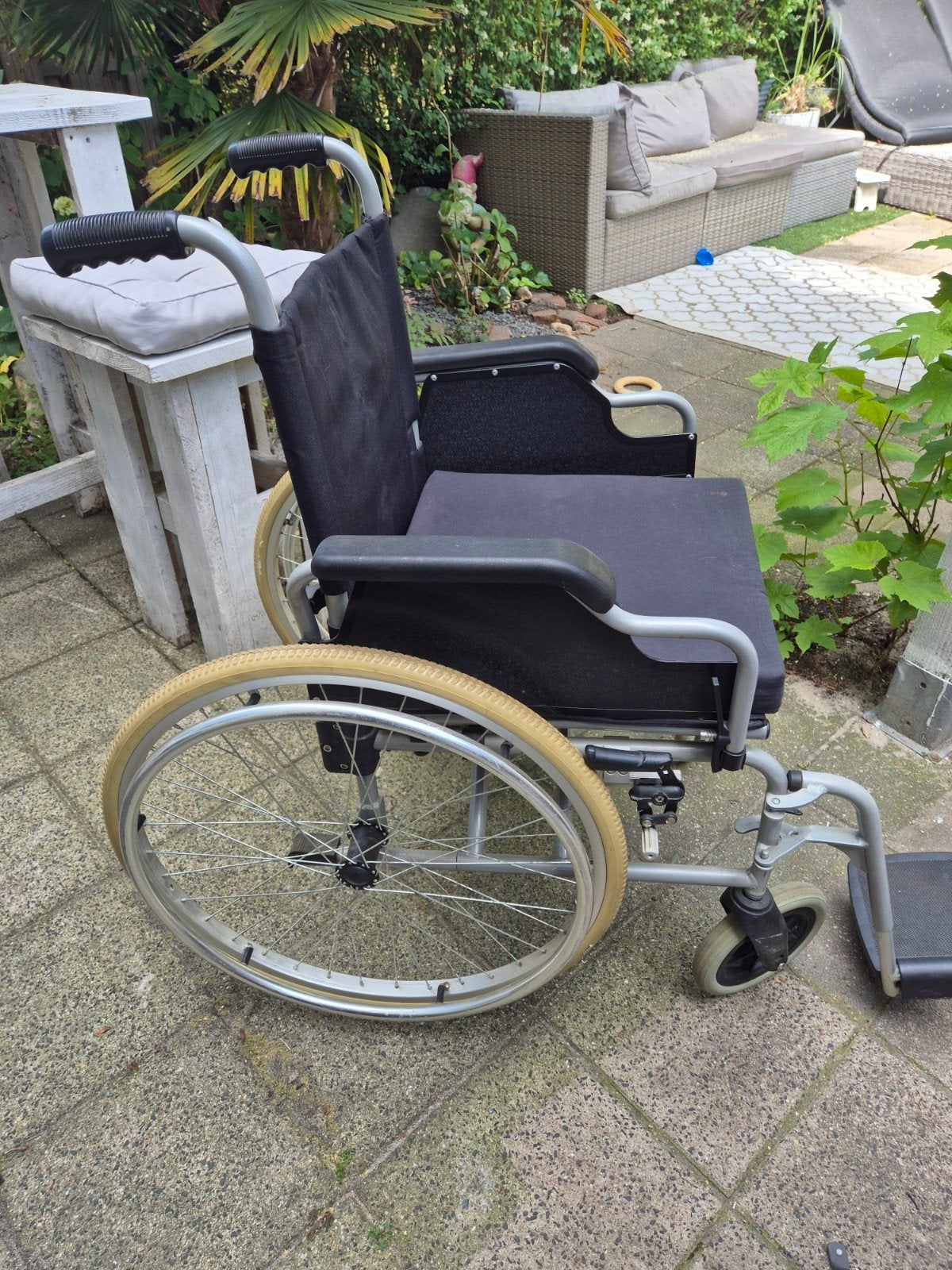 Tomtar rolstoel met alle toebehoren, Ophalen, Inklapbaar, Duwrolstoel