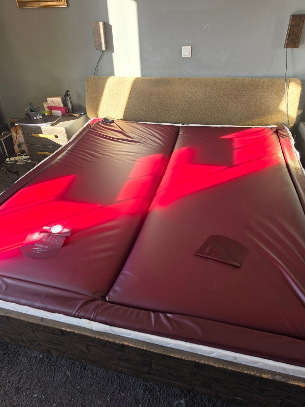 Bodyform waterbed - Duo-systeem - 180x200 cm, Huis en Inrichting, Ophalen, Tweepersoons, 180 cm, 200 cm