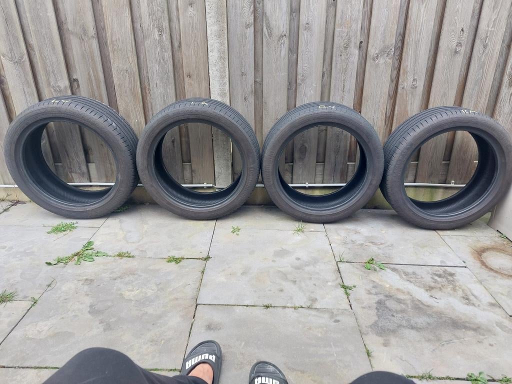 Complete set 4x Continental BMW Runflat 225/45 R18 95Y, Ophalen