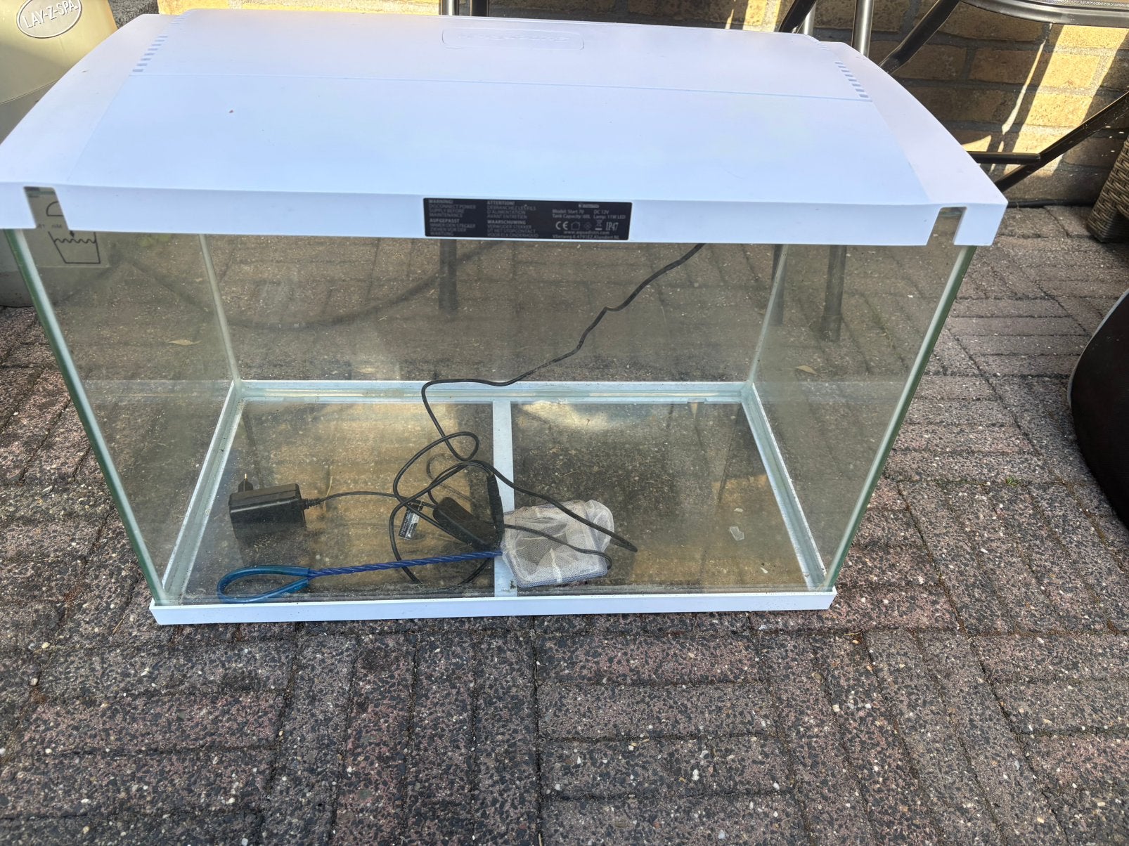 Aquarium van het merk superfish 70 liter, Ophalen, Zo goed als nieuw, Leeg aquarium