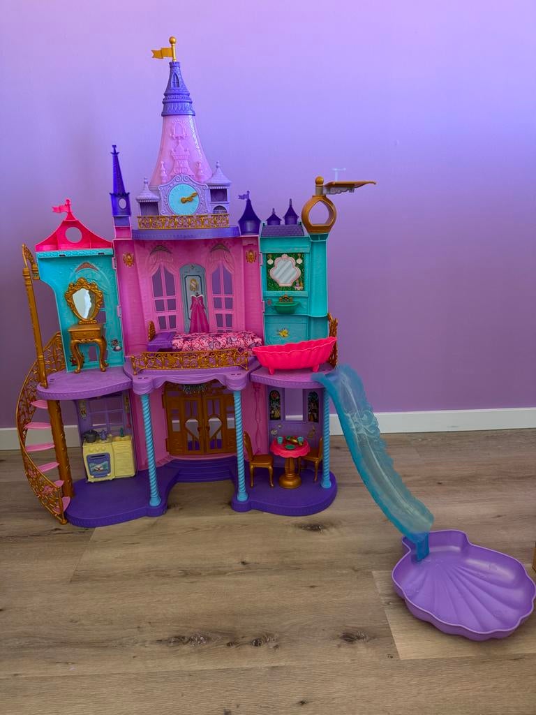 Disney Prinsessen Kasteel - Zo goed als nieuw, Kinderen en Baby's, Speelgoed | Overig, Zo goed als nieuw, Meisje, Ophalen of Verzenden