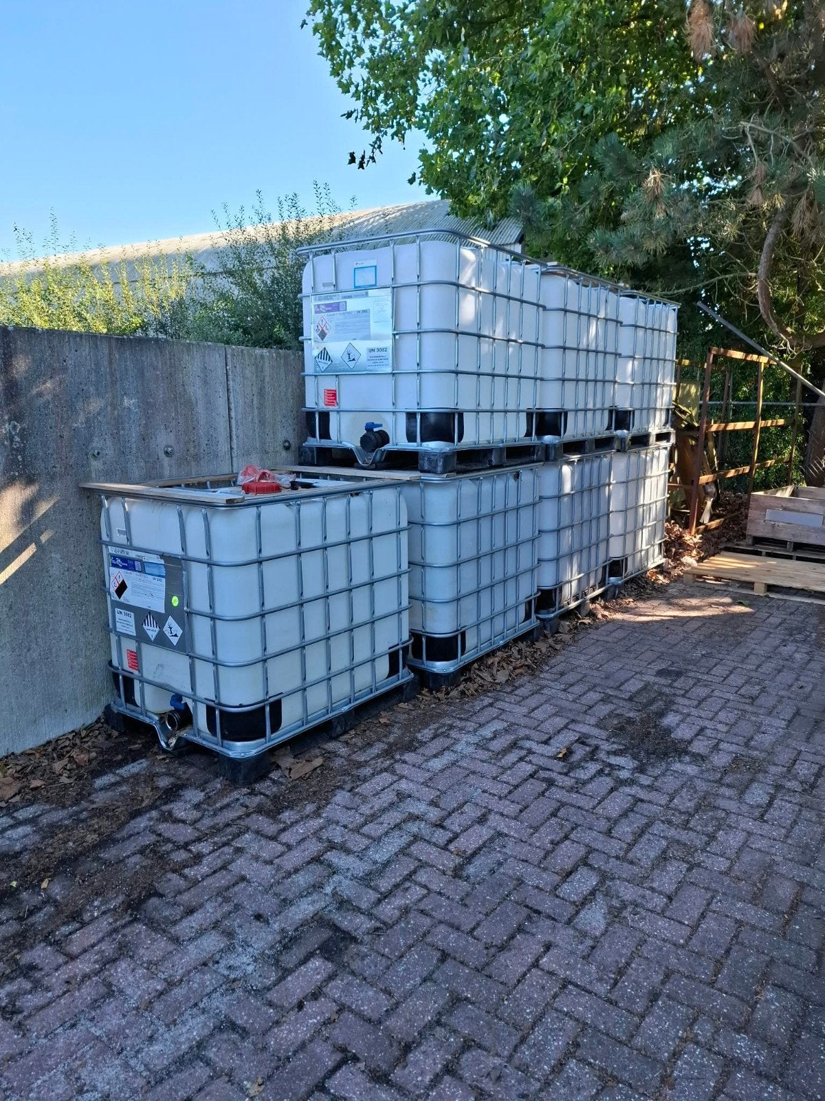 IBC Containers -  7 stuks, Doe-het-zelf en Verbouw, Ophalen, Gebruikt, 100 cm of meer, 60 cm of meer