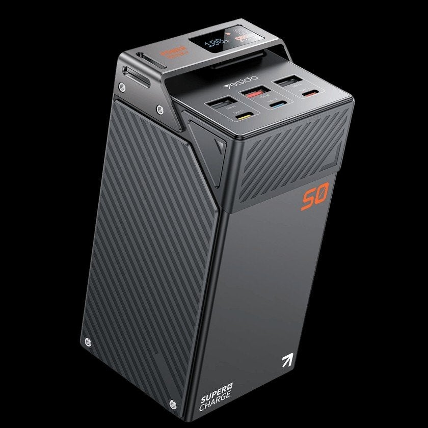 Yesido YP63 Powerbank 50000mAh met 6 poorten, Ophalen of Verzenden, Nieuw, Yesido