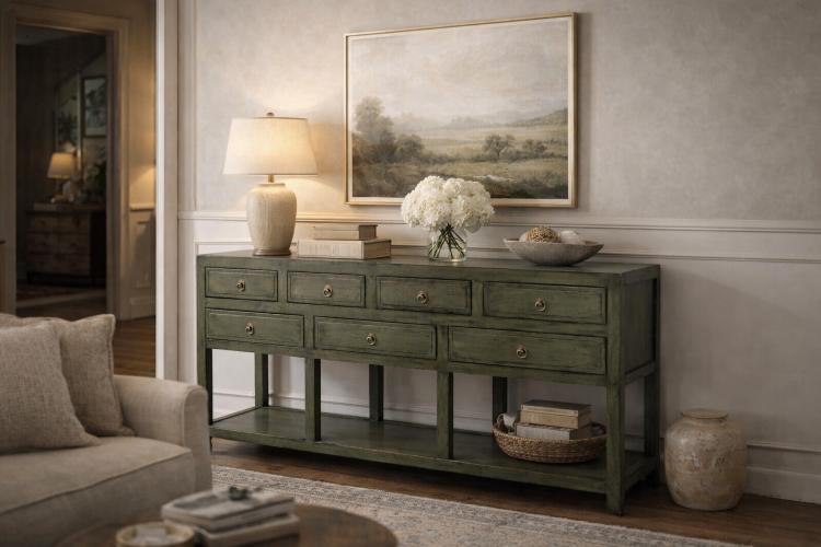 Chinese Tafel / Side Table, Huis en Inrichting, Tafels | Sidetables, Nieuw, Ophalen of Verzenden, 150 tot 200 cm, Overige houtsoorten