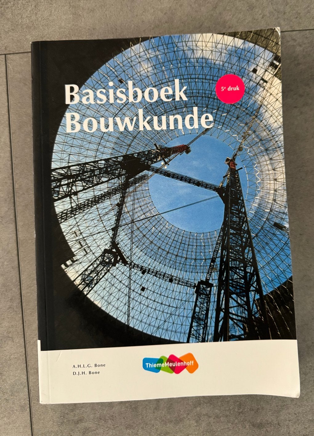 Basisboek Bouwkunde (5e druk) - Elementaire Bouwkunde A, Boeken, Studieboeken en Cursussen, Ophalen of Verzenden, Beta, Gelezen