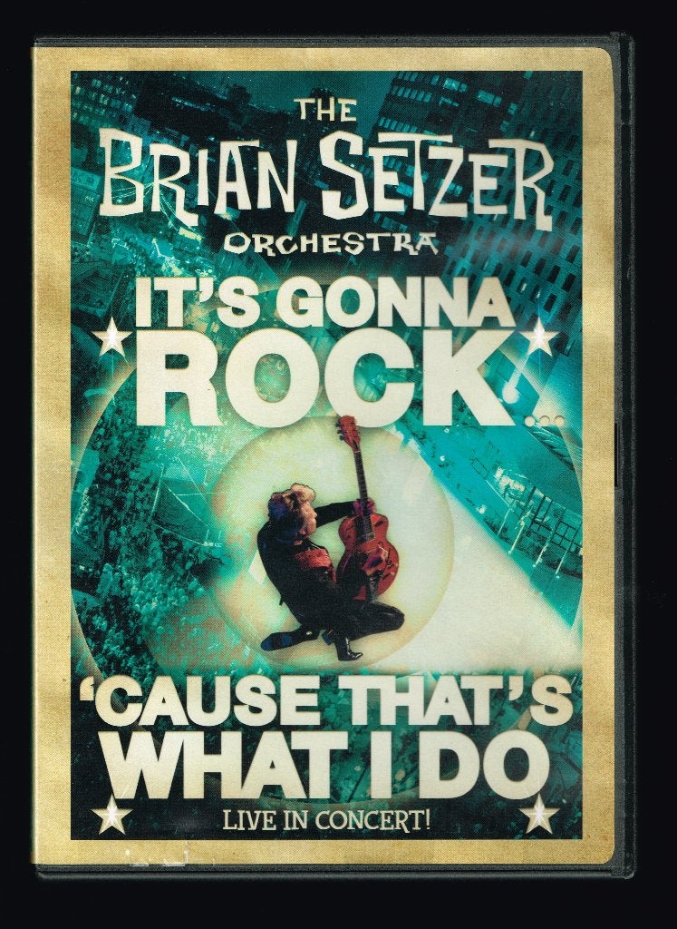 The Brian Setzer Orchestra DVD It’s Gonna Rock..., Cd's en Dvd's, Alle leeftijden, Ophalen of Verzenden, Zo goed als nieuw, Muziek en Concerten