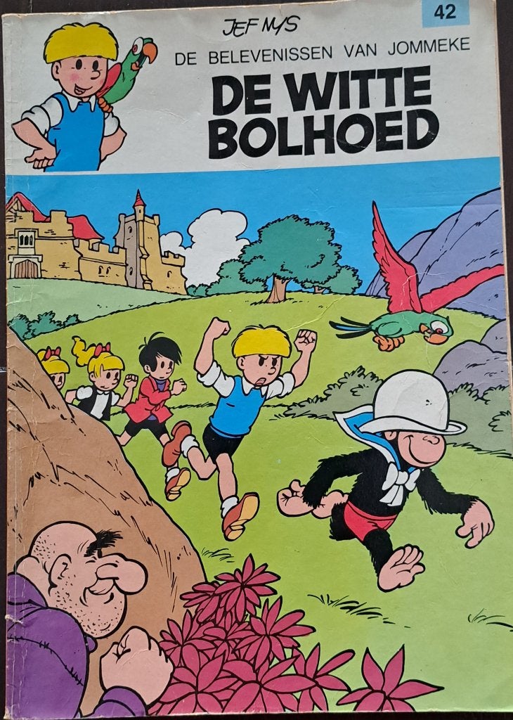 De belevenissen van Jommeke - De witte bolhoed (42), Eén stripboek, Ophalen of Verzenden