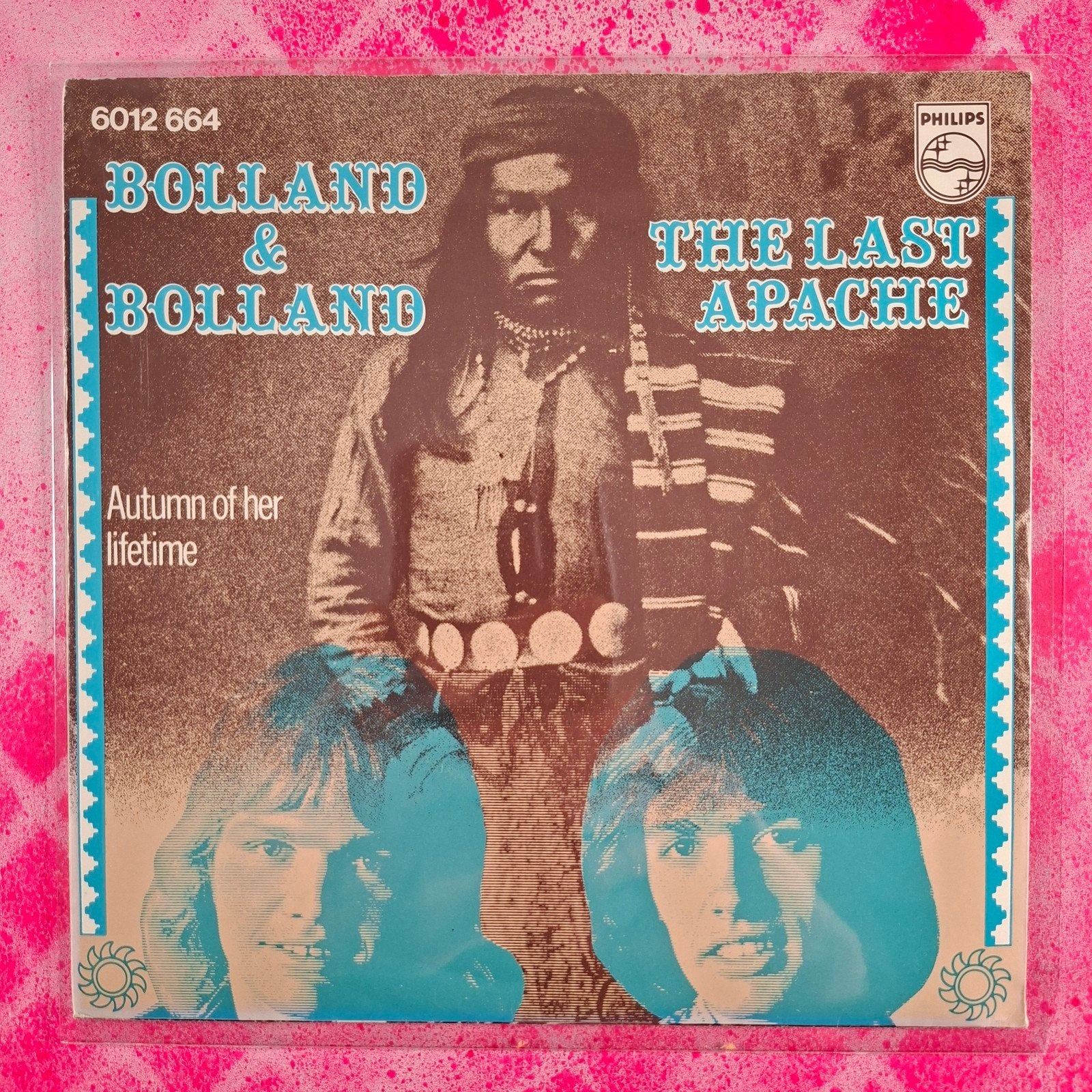 Bolland and Bolland The last apache single, Cd's en Dvd's, 7 inch, Zo goed als nieuw, Overige typen, Nederlandstalig