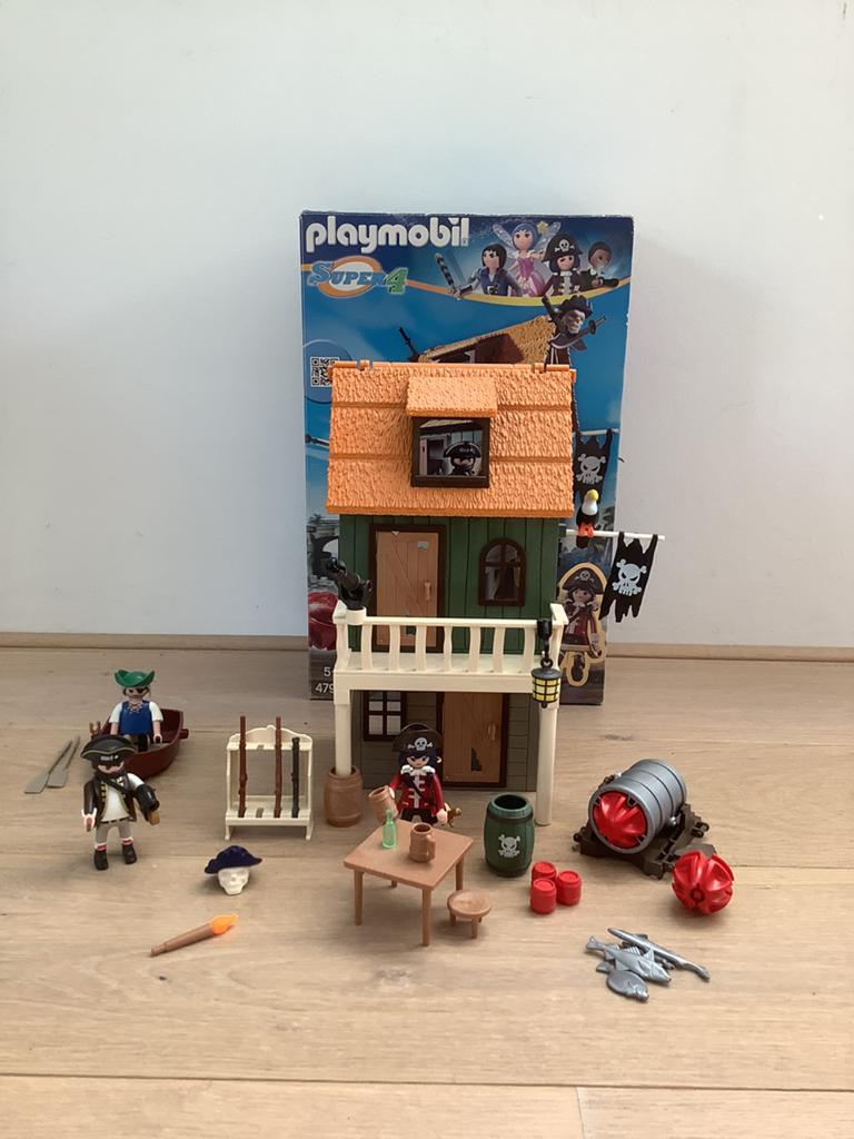 Playmobil 4796 Piratenvesting / piratenhuis Super 4, Ophalen of Verzenden, Gebruikt
