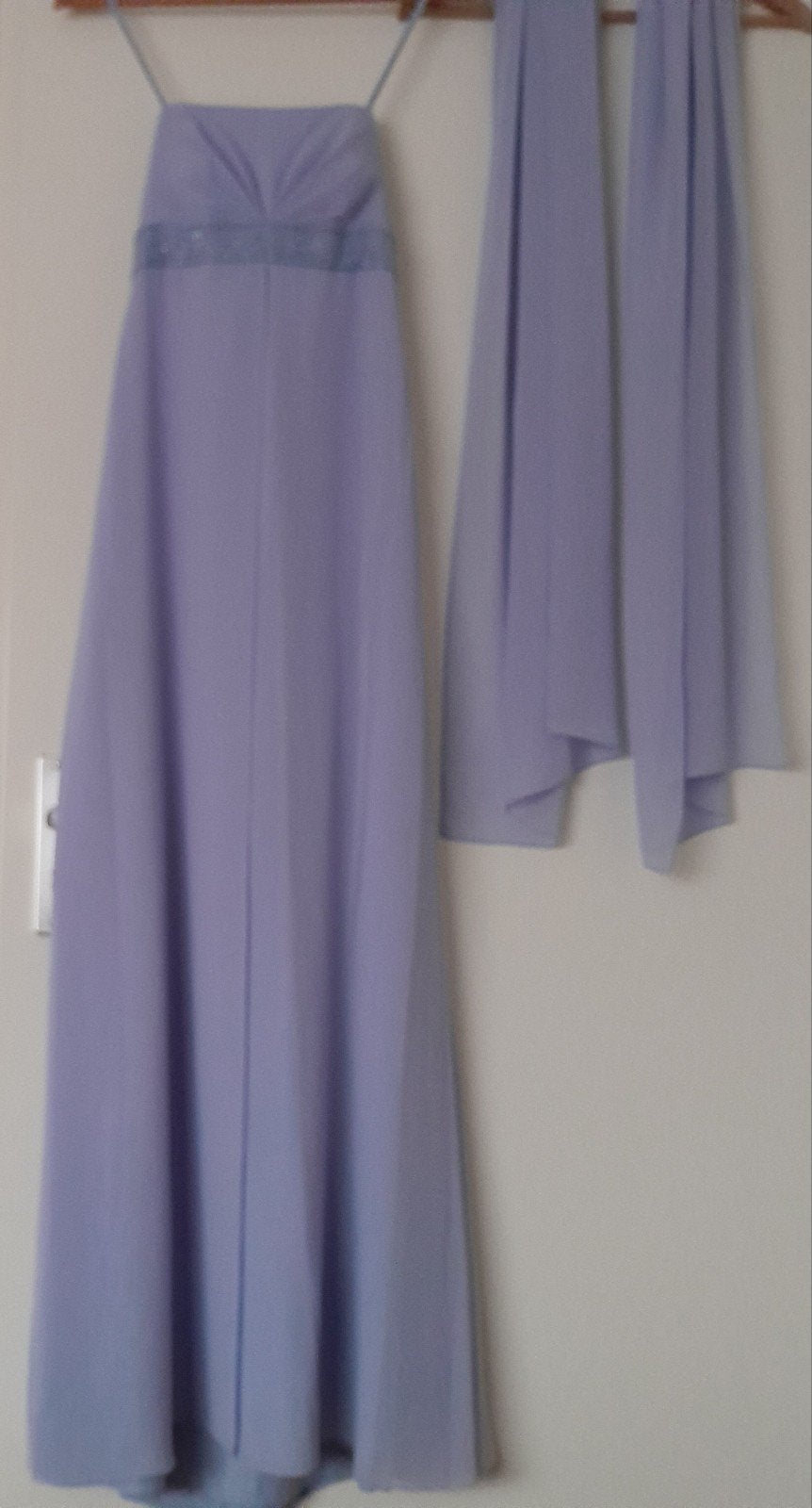 Elegante lavendelkleurige avondjurk met sjaal, Kleding | Dames, Ophalen of Verzenden