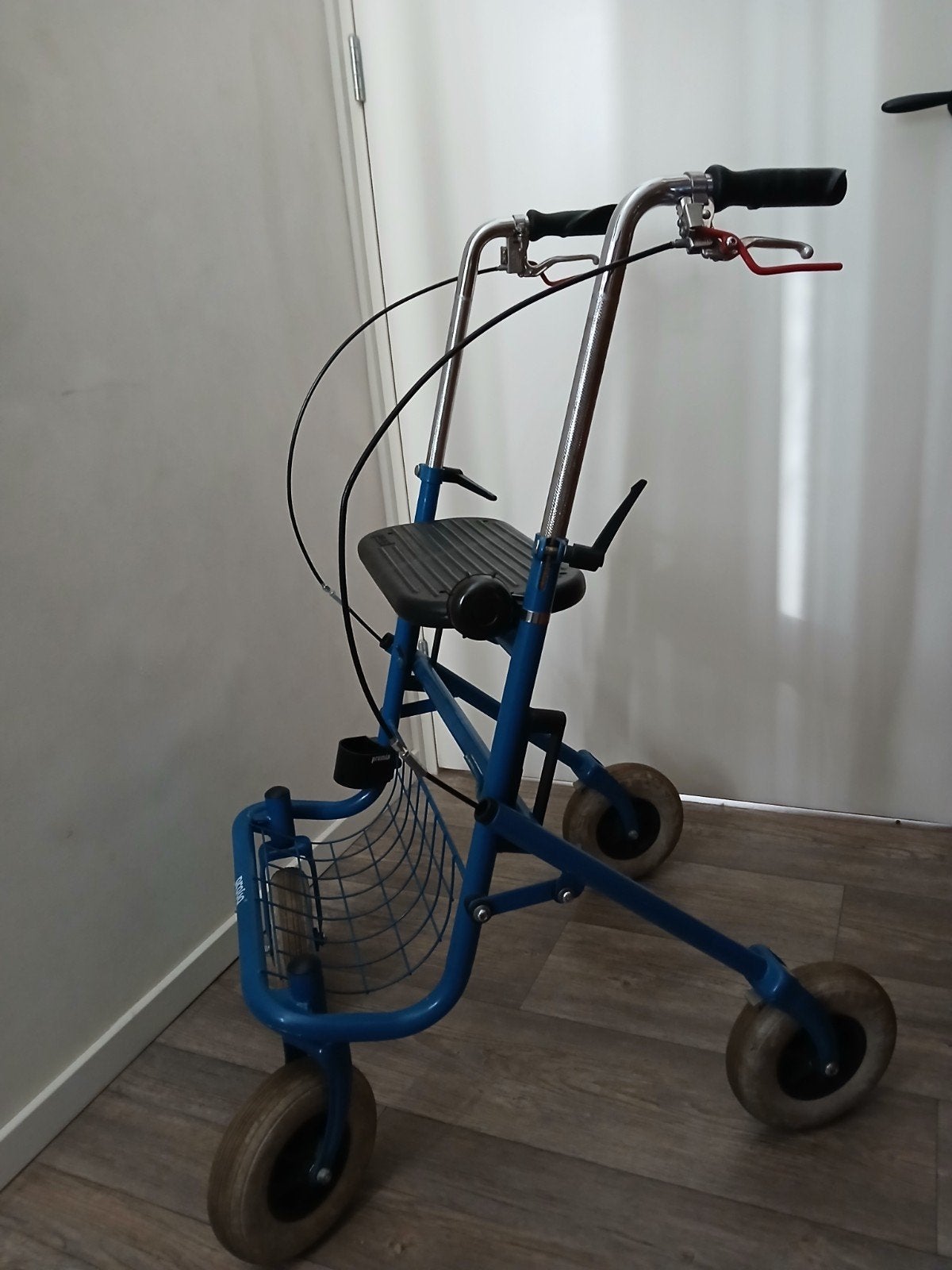 Rollator blauw, Diversen, Ophalen, Opvouwbaar