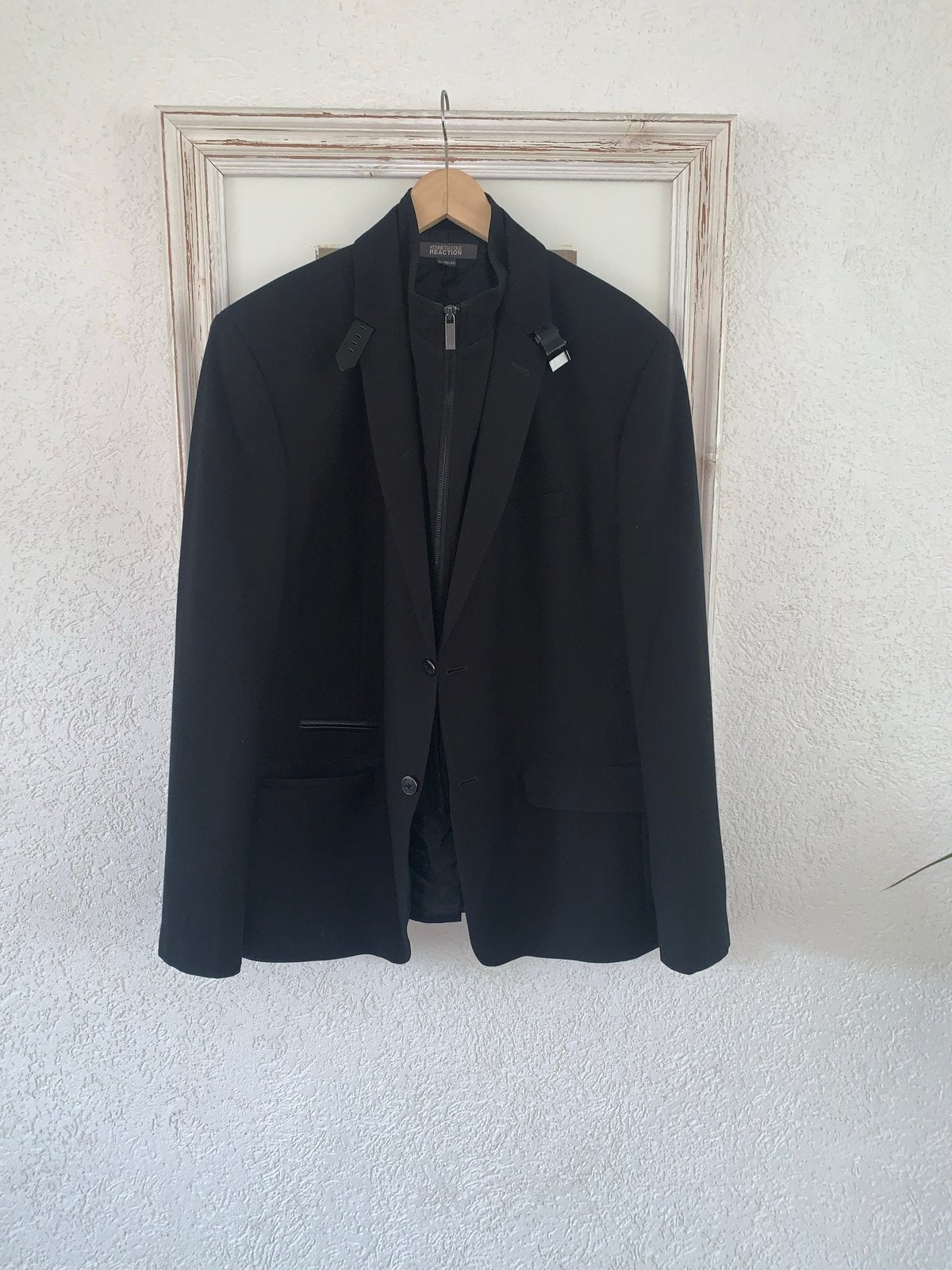 Kenneth Cole Reaction Heren Blazer Zwart XL, Ophalen of Verzenden, Zo goed als nieuw, Maat 56/58 (XL), Zwart