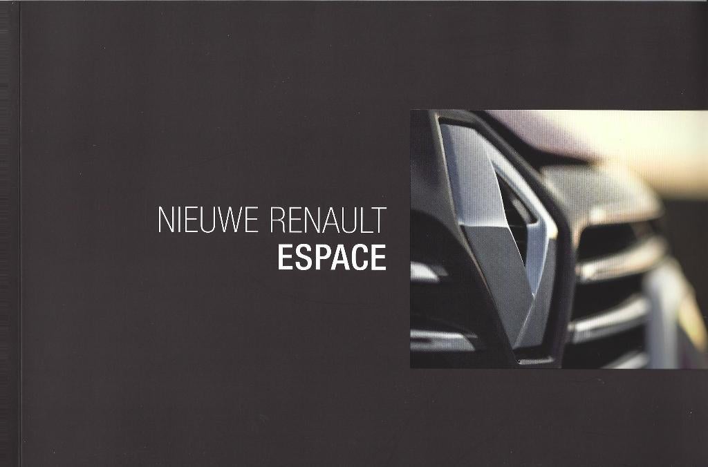 Brochure Renault Espace 2015, Ophalen of Verzenden, Gelezen, Renault