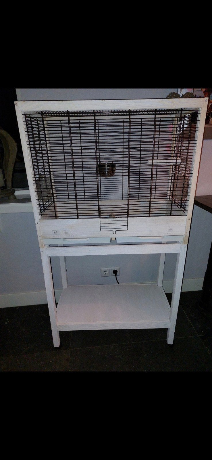 Ferplast vogelkooi guilietta 5, Ophalen of Verzenden, Zo goed als nieuw, Hout, Vogelkooi