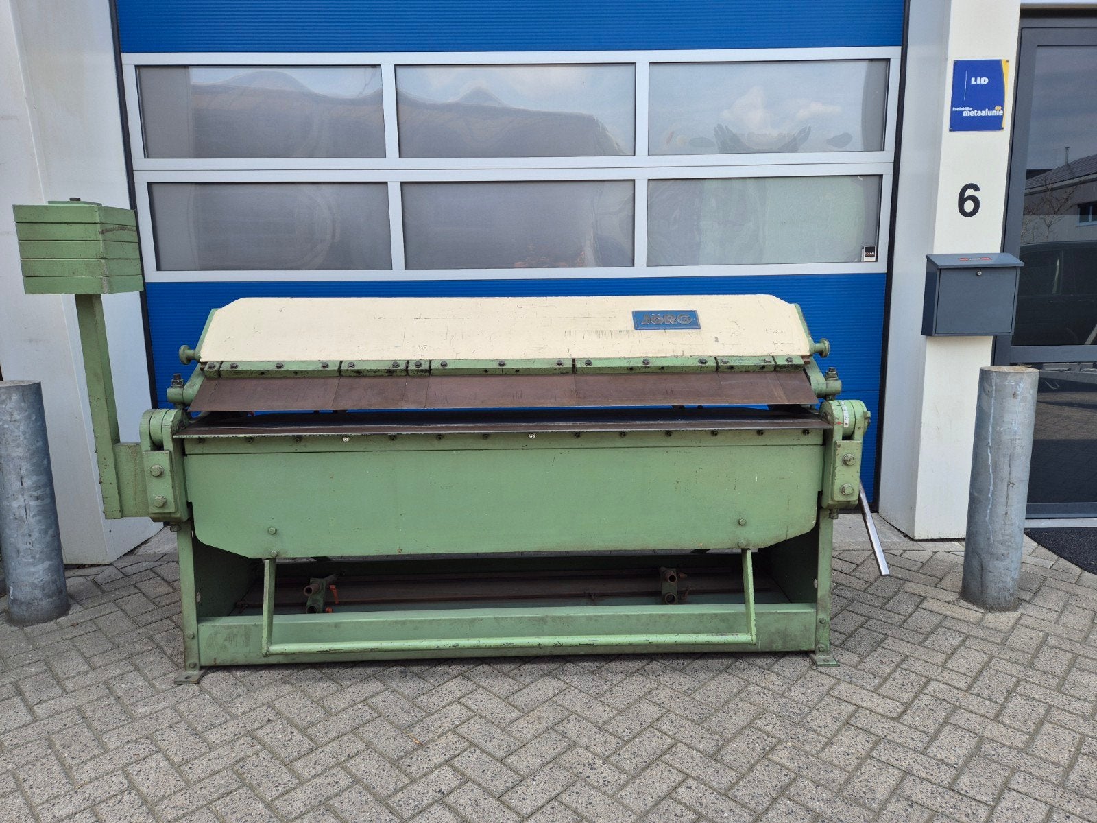 JÖRG TYPE 3924 Vingerzetbank 2050X2MM in Originele staat!, Gebruikt, JÖRG, Holland, Info@bolkmachinehandel.nl