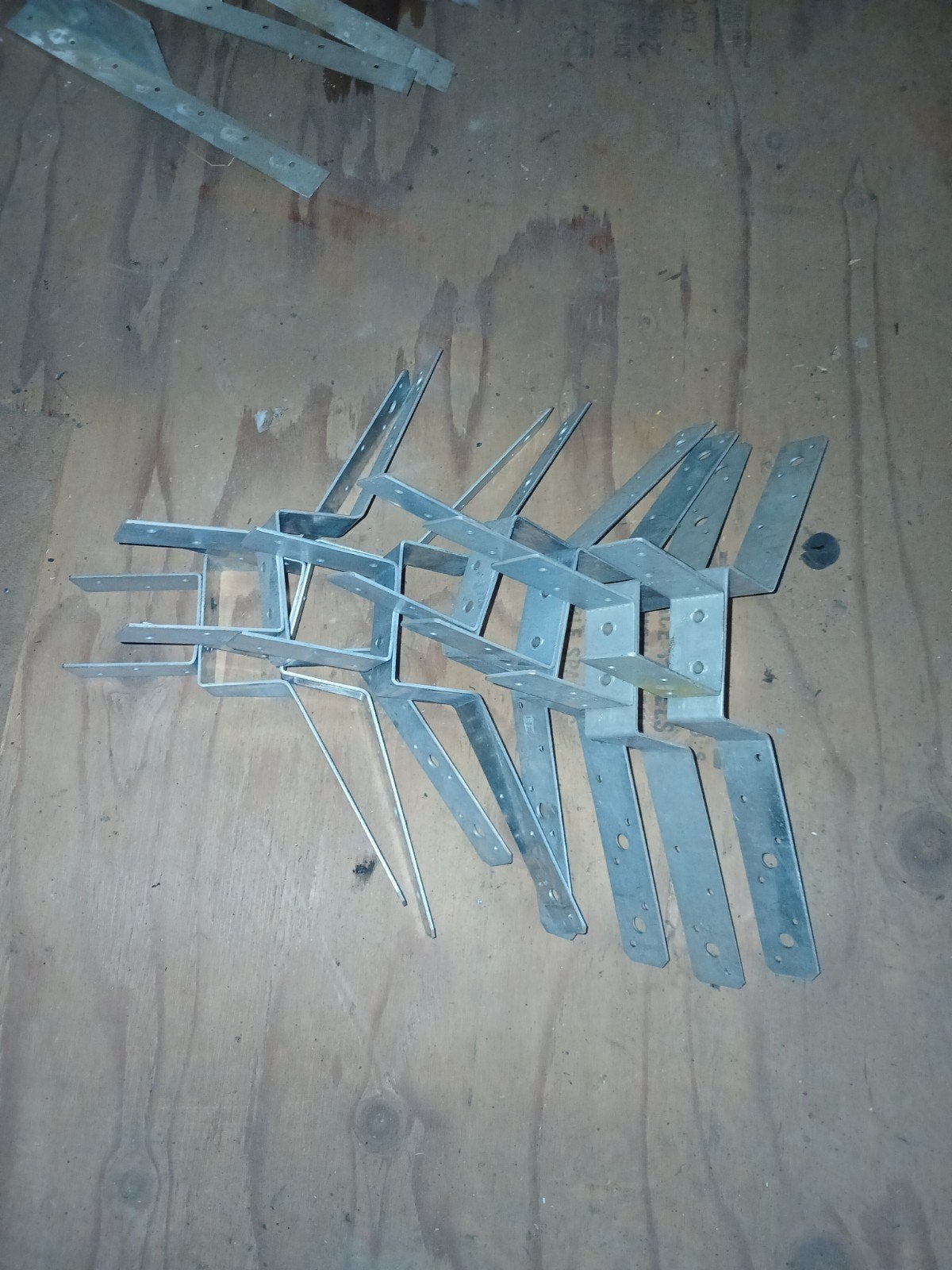 Diverse metalen beugels en bevestigingsmaterialen, Ophalen of Verzenden, Gebruikt, Overige typen