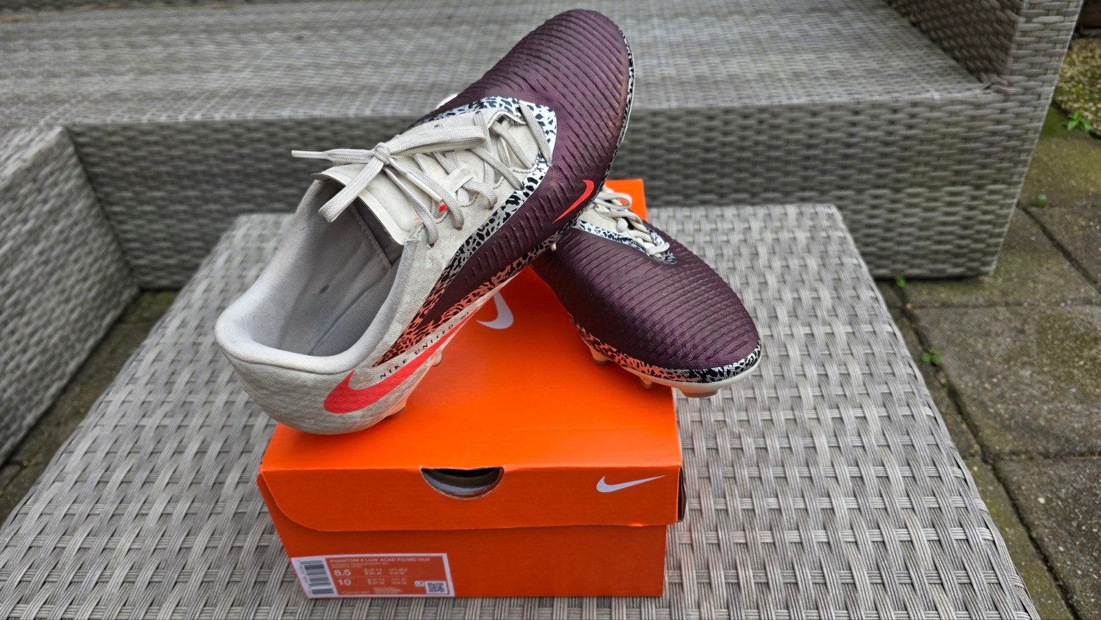Nike Phantom GT2 Academy FG/MG Voetbalschoenen - Maat 42, Ophalen of Verzenden, Gebruikt, Schoenen