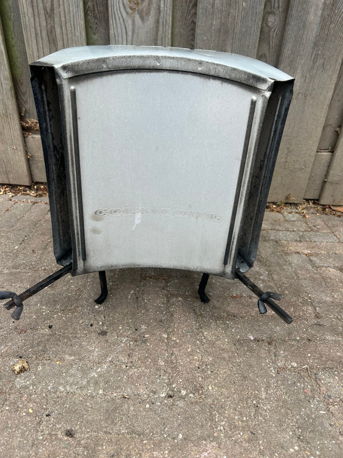 Schoorsteen kap, Ophalen of Verzenden, Gebruikt, Vrijstaande haard, Houthaard