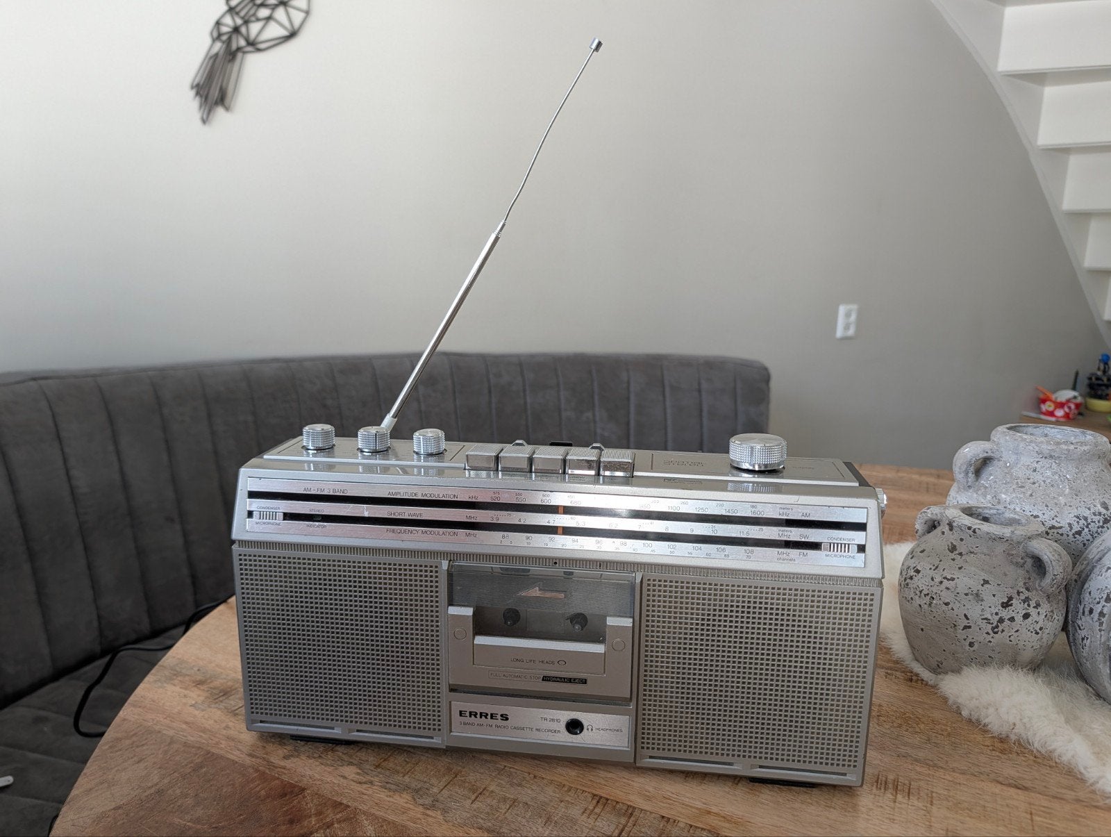 Erres TR 2810/14  - Vintage Radio Cassette, Audio, Tv en Foto, Radio's, Ophalen of Verzenden, Gebruikt, Radio