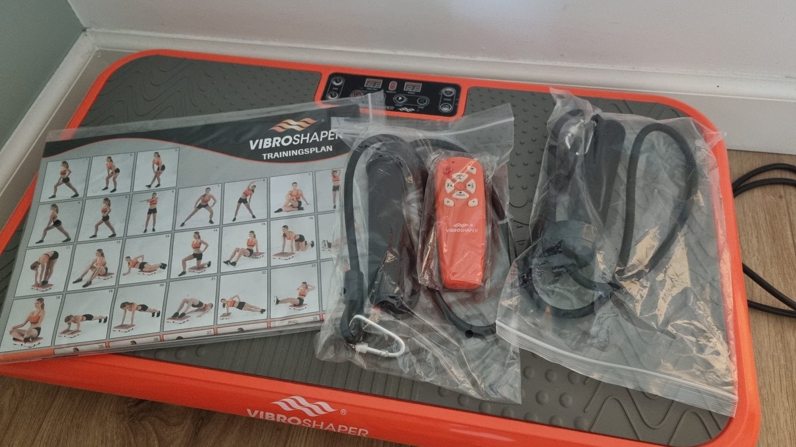 Zgan Vibroshaper trilplaat incl. alle accessoires, Ophalen, Zo goed als nieuw, Benen, Trilplaat
