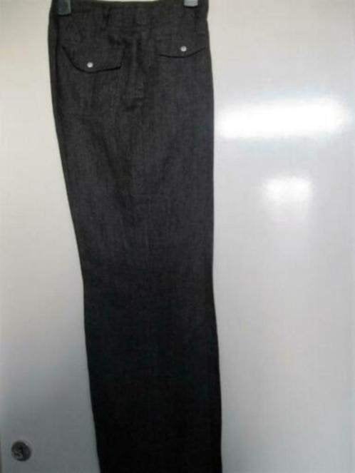 Mandarin & Mint broek grijs zwart 36 /s met wijde pijp, Kleding | Dames, Verzenden, Zwart, Maat 36 (S), Lang
