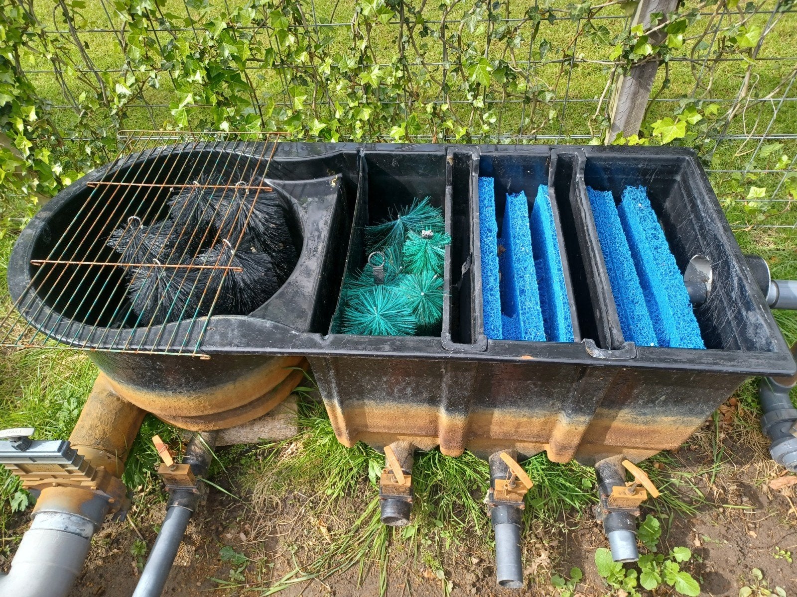 Mebner 15000liter 4 kamerfilter incl mebner pomp, Tuin en Terras, Ophalen, Gebruikt, Vijverfilter
