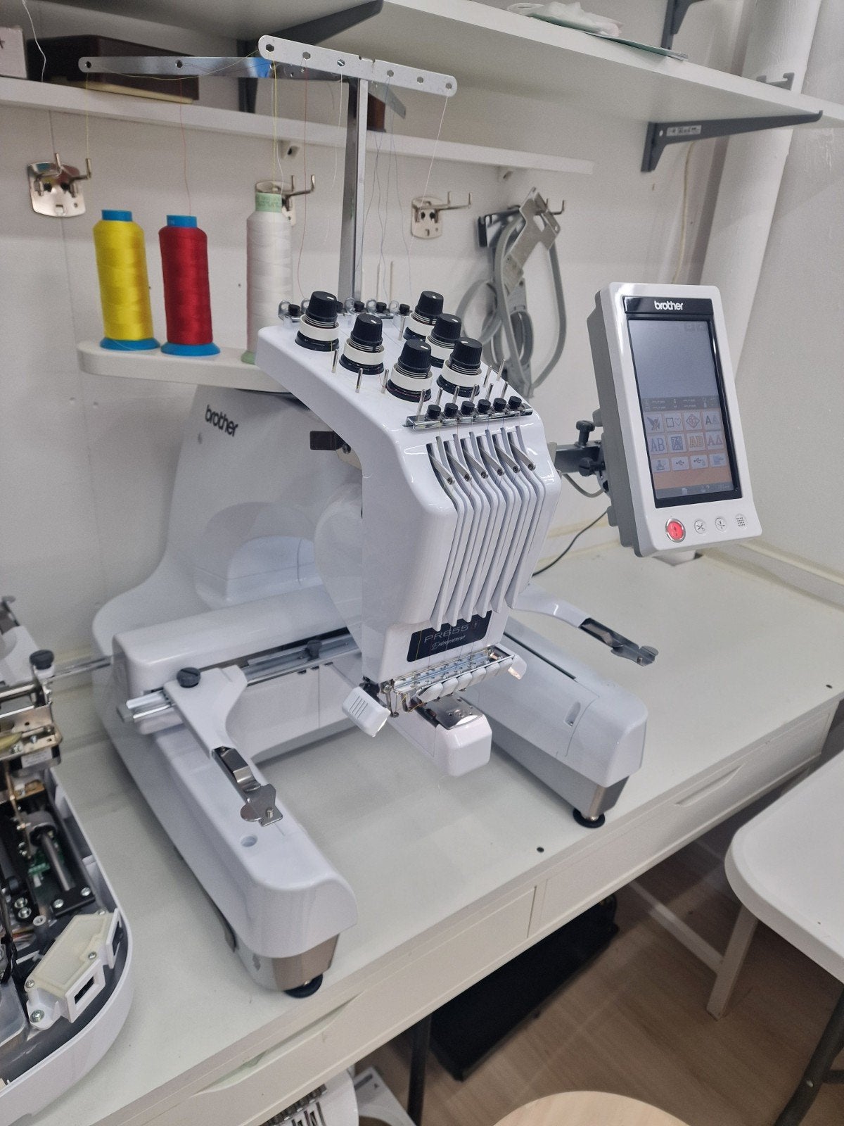 aangeboden Brother PR650 borduurmachine, Ophalen, Gebruikt, Machineborduren, Borduurmachine