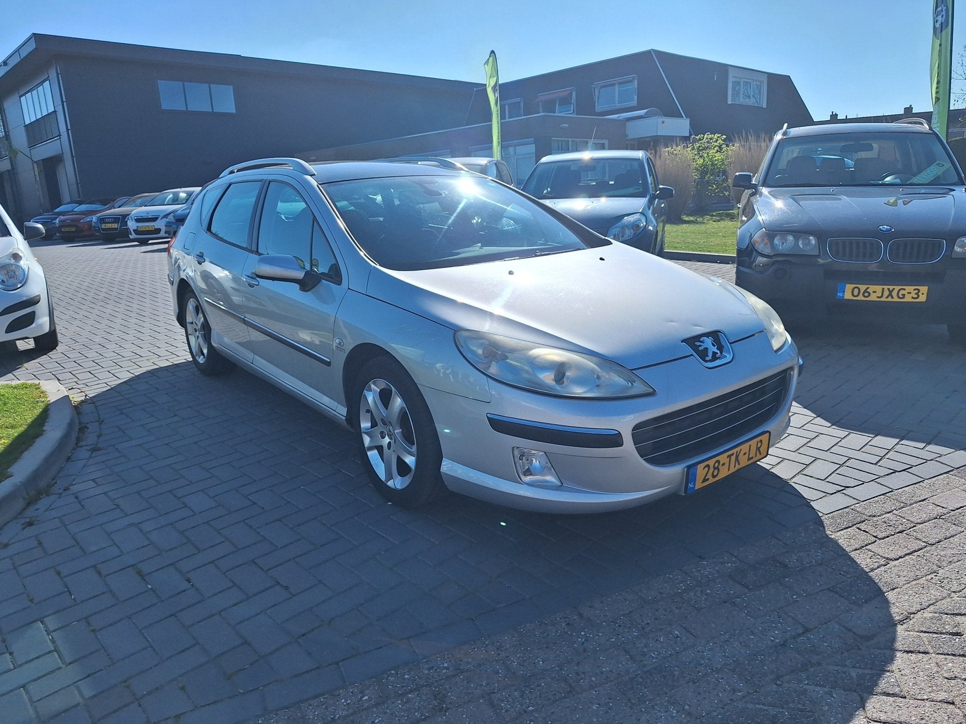 Peugeot 407 SW 2.0-16V XS / AUTOMAAT / APK t/m nov 2026 INRU, Auto's, Gebruikt, 1476 kg, Euro 4, Zilver of Grijs