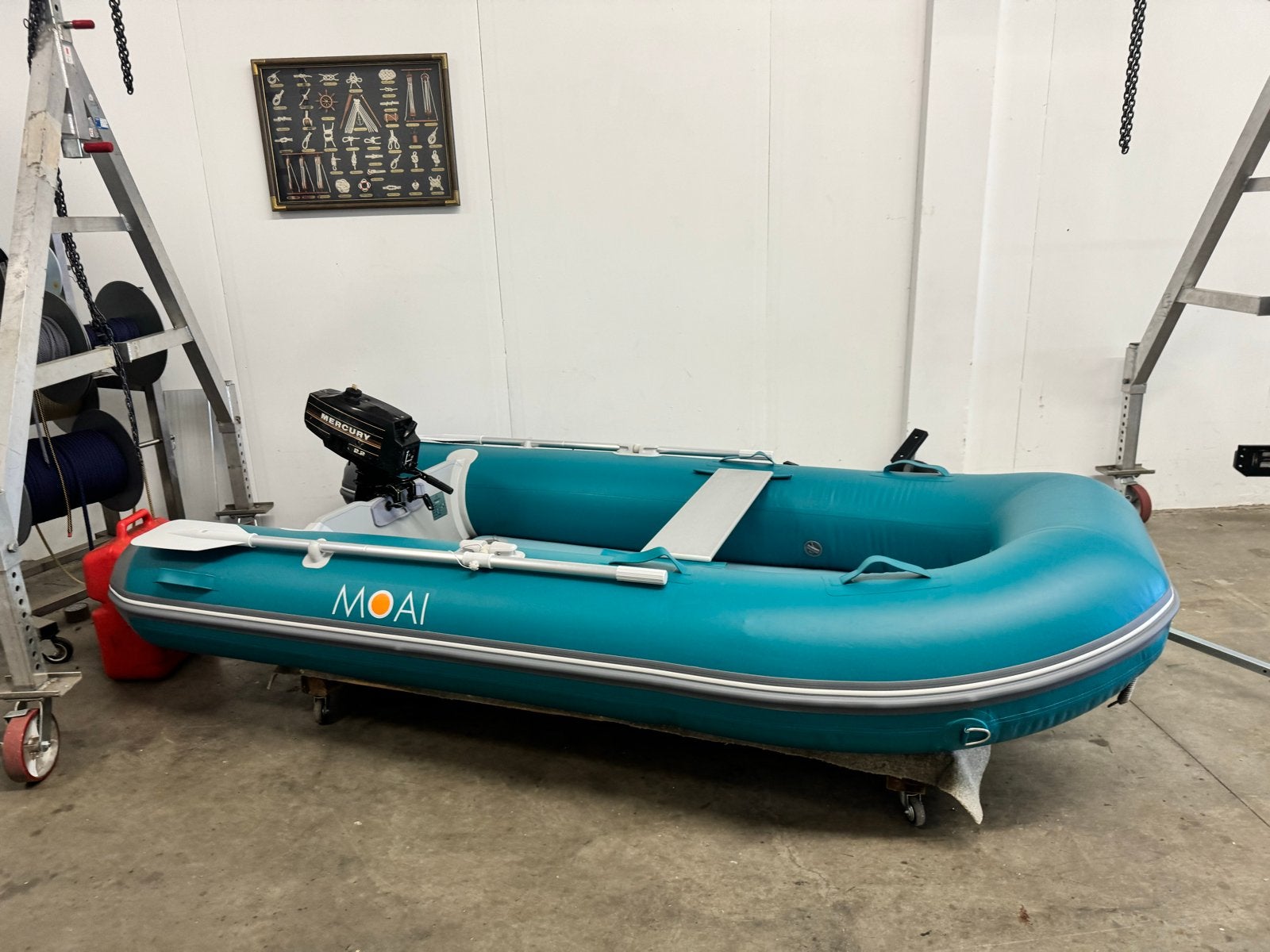 Moai Vatea Rubberboot 3.00m met Airdeck en Kiel, Watersport en Boten, Airdeck, Nieuw, Opbergtas, Ophalen