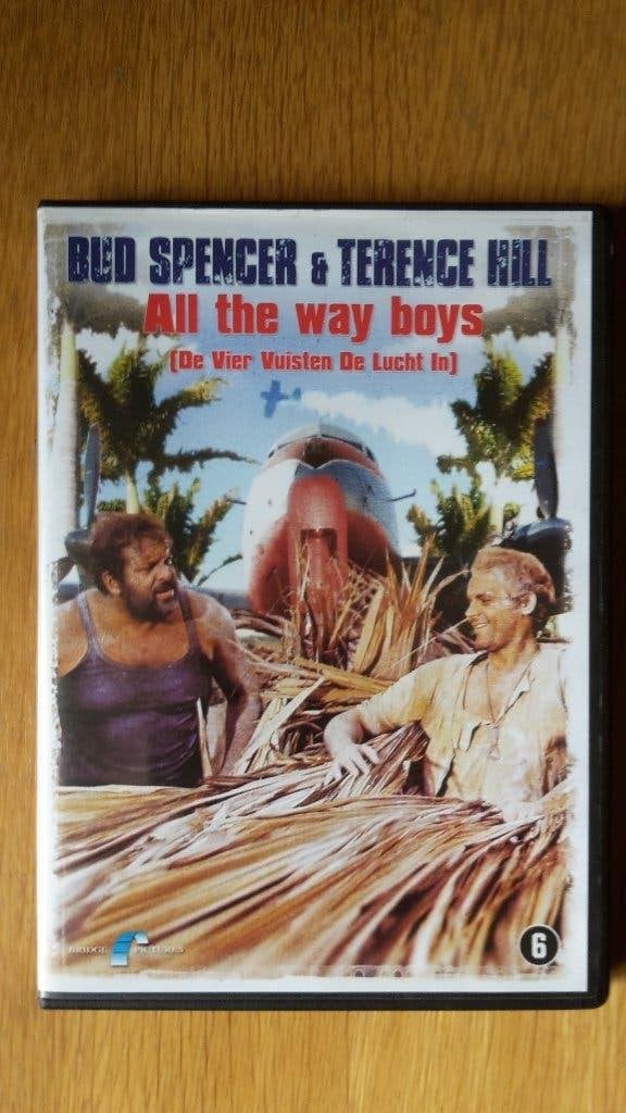 DVD All the way boys Bud Spencer Terence Hill, Cd's en Dvd's, Dvd's | Actie, Nederlands, Ophalen of Verzenden, Zo goed als nieuw
