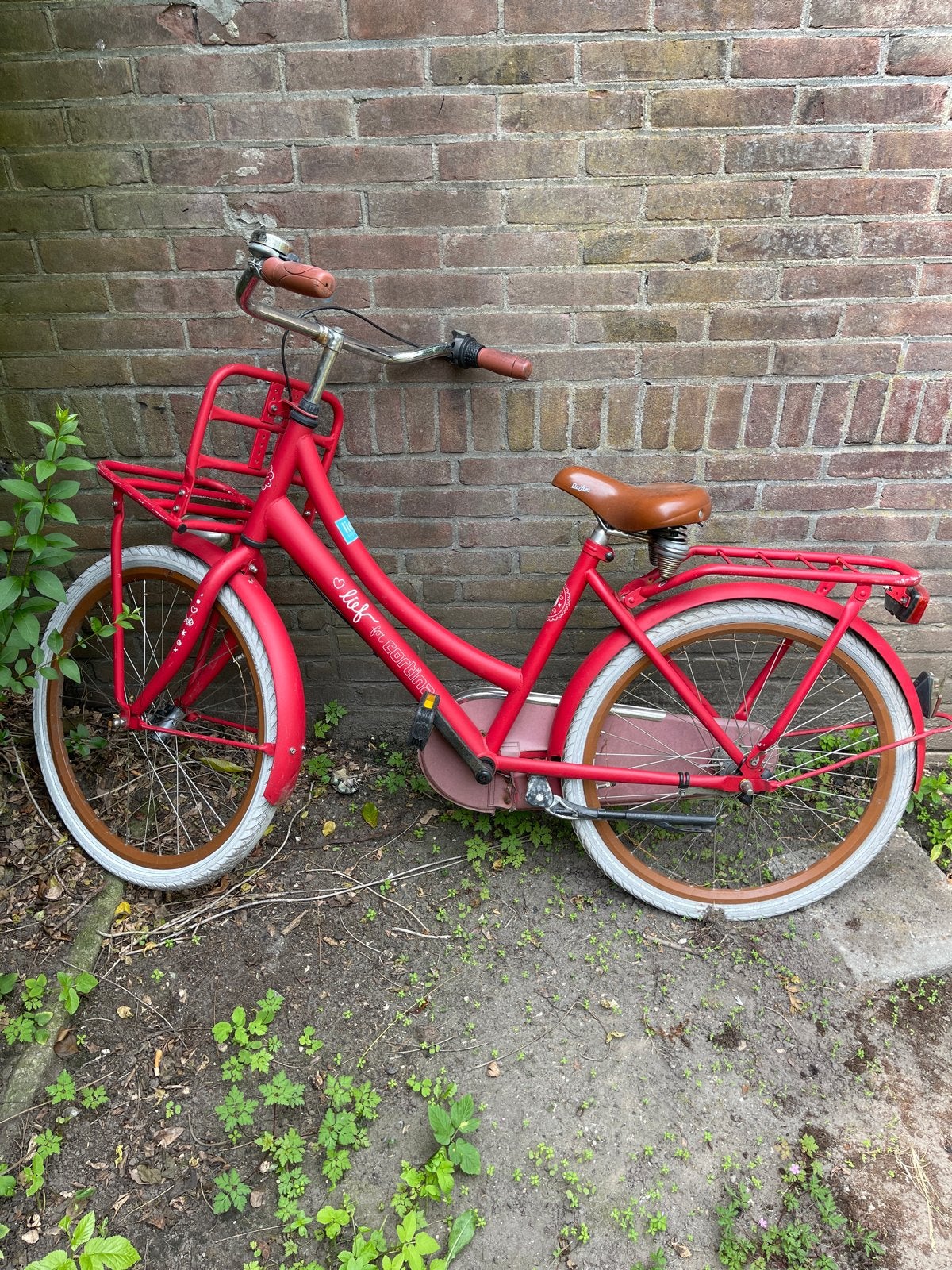 Cortina Fiets Lief - Charmante Rode kindersfiets, Overige merken, Terugtraprem, Gebruikt, Versnellingen