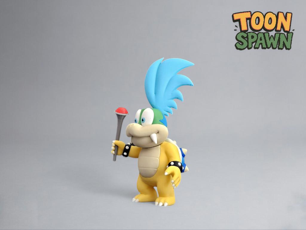 Larry Koopa Beeld 24cm – Super Mario, Verzamelen, Beelden en Beeldjes, Ophalen of Verzenden, Nieuw, Fantasy
