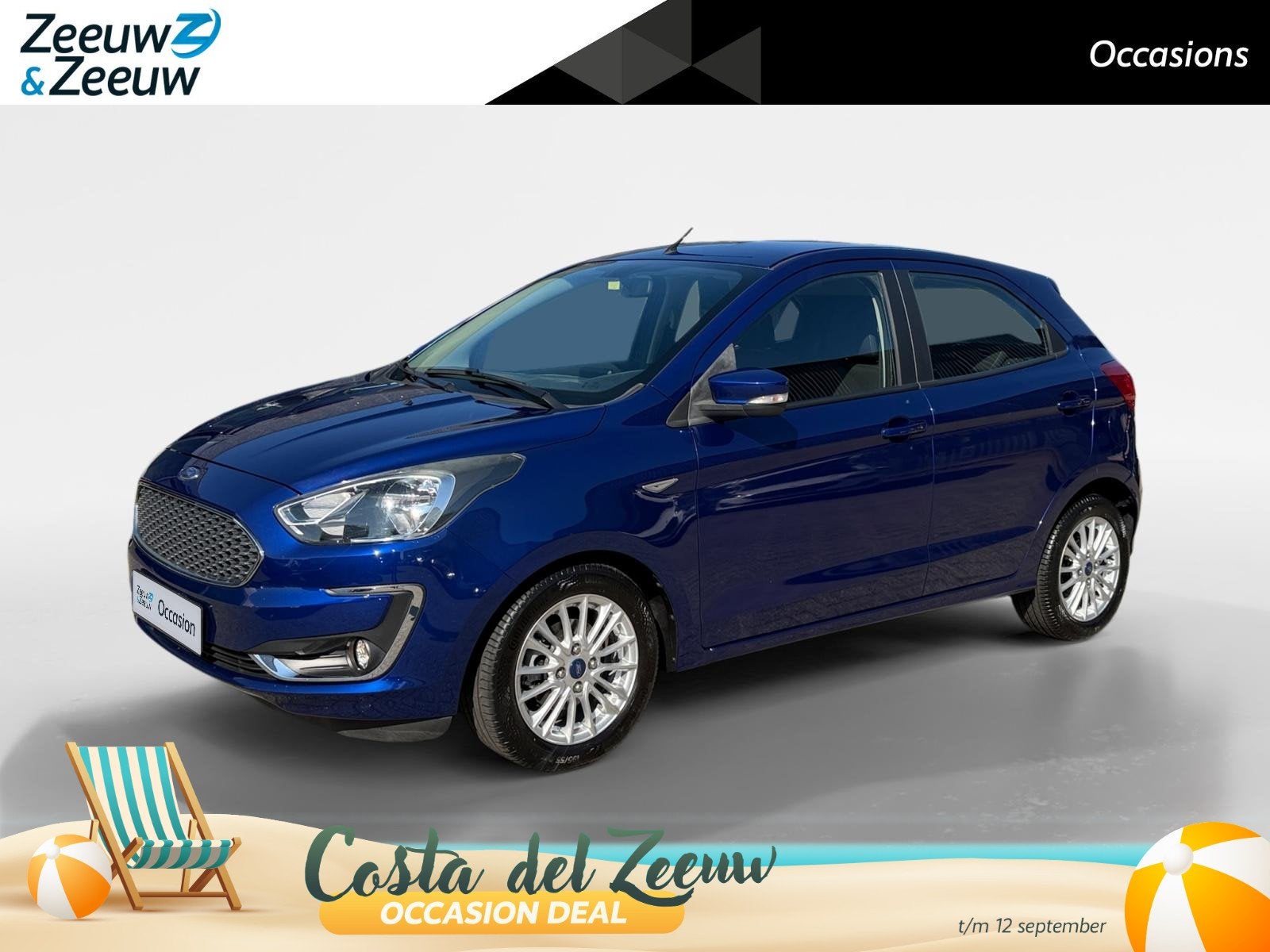 Ford Ka+ 1.2 Trend Ultimate | Elektrische Ramen Voor | Airco, Auto's, Ford, Voorwielaandrijving, 12 maanden, Gebruikt, 4 cilinders
