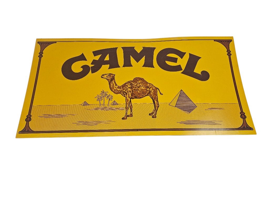 Camel - Camel sigaretten - reclamebord - XL bord - 70's, Verzamelen, Reclamebord, Gebruikt, Camel, Ophalen of Verzenden