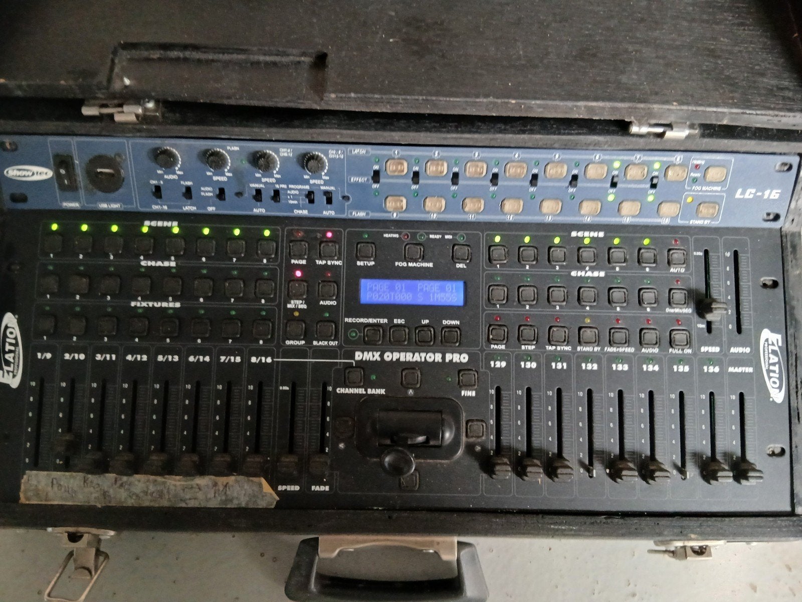 Elation DMX Operator Pro Lichtsturing met LC-16, Muziek en Instrumenten, Ophalen of Verzenden, Gebruikt, Licht