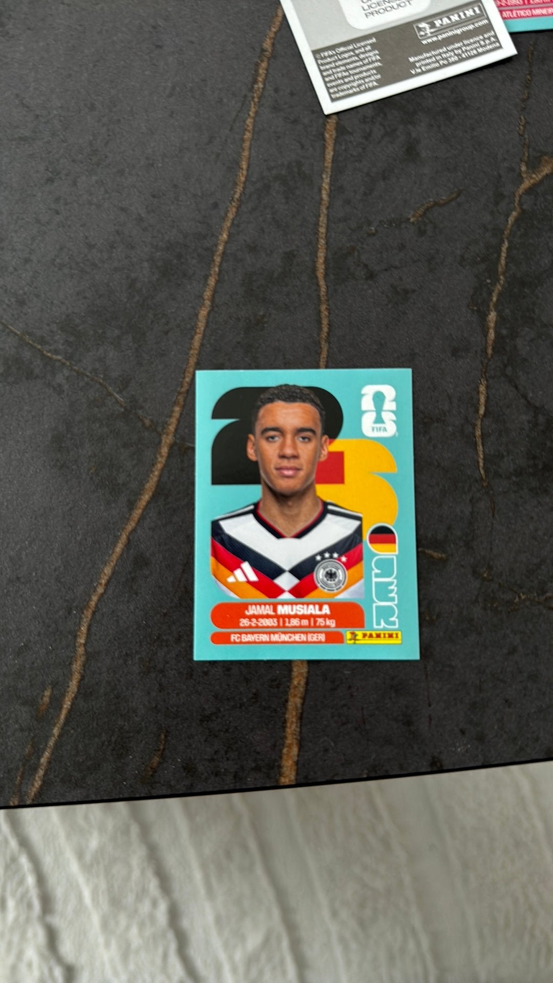 Jamal Musiala Panini, Ophalen, Zo goed als nieuw, Plaatje