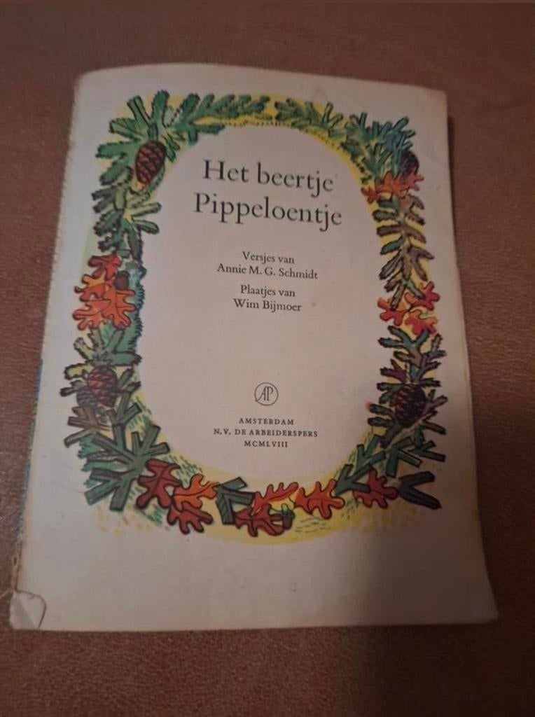Het beertje Pippeloentje - Annie M.G. Schmidt, Boeken, Ophalen of Verzenden, Gelezen, Annie M.G. Schmidt, 3 tot 4 jaar