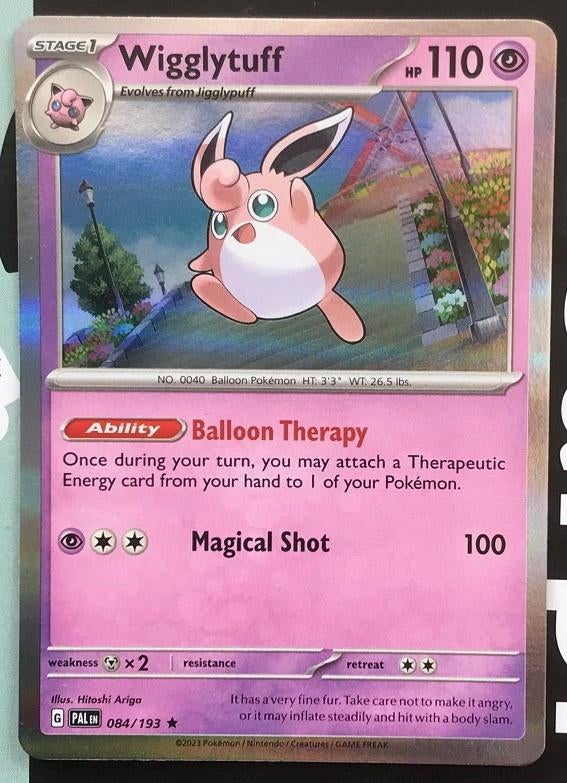 Pokemon - Wigglytuff (PAL 084) - Holo rare.., Ophalen of Verzenden, Nieuw, Losse kaart, Foil