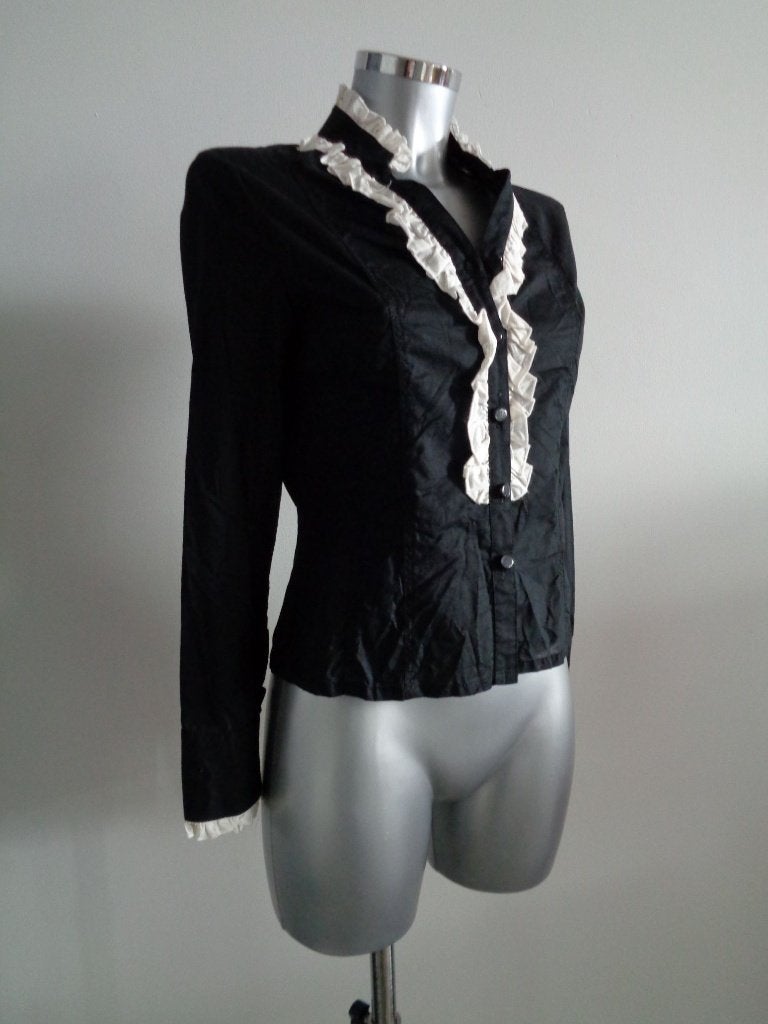 La Ligna blouse, katoen, maat 36, Nieuw, Ophalen of Verzenden, Nieuw, Maat 36 (S), Zwart