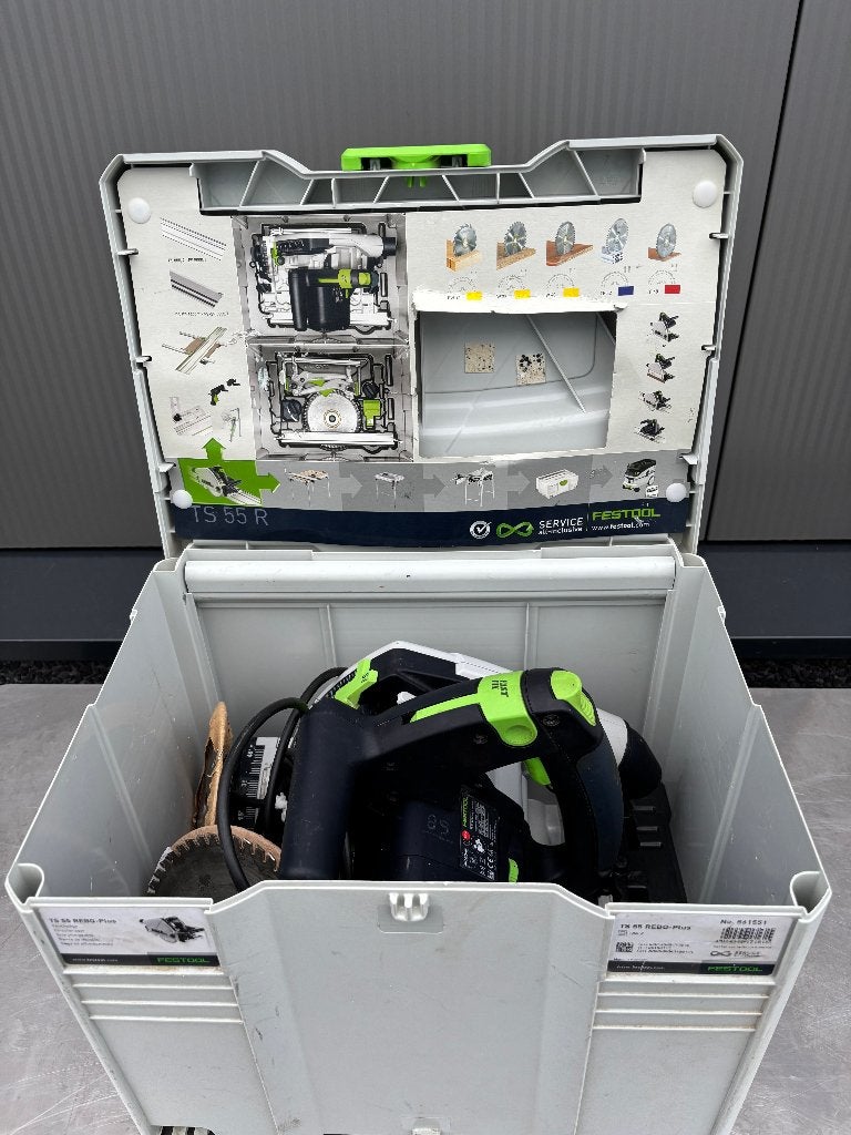 Festool invalzaag TS 55 REBQ-Plus incl systainer, 70 mm of meer, Customerservice-nl@festool.com, Ophalen of Verzenden, 1200 watt of meer