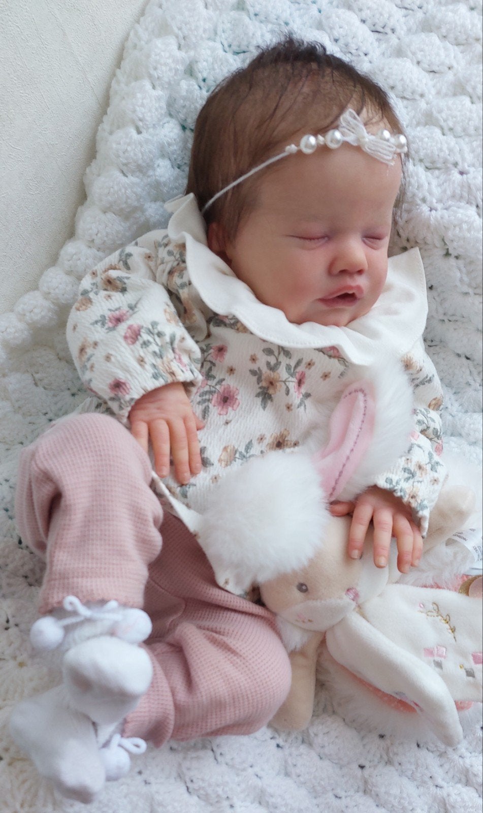 prachtige reborn baby Primrose Kelly Dudley, Verzamelen, Poppen, Ophalen of Verzenden, Zo goed als nieuw, Babypop, Levensecht of Reborn