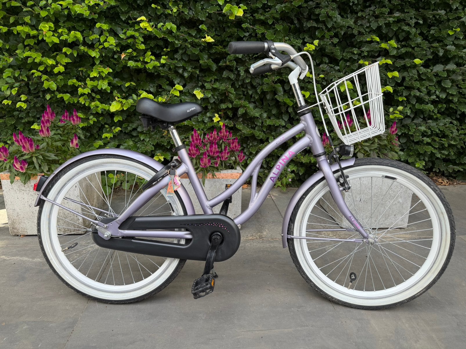 22 inch Alpina Ocean meisjes fiets, Terugtraprem, 22 inch, Ophalen of Verzenden, Handrem
