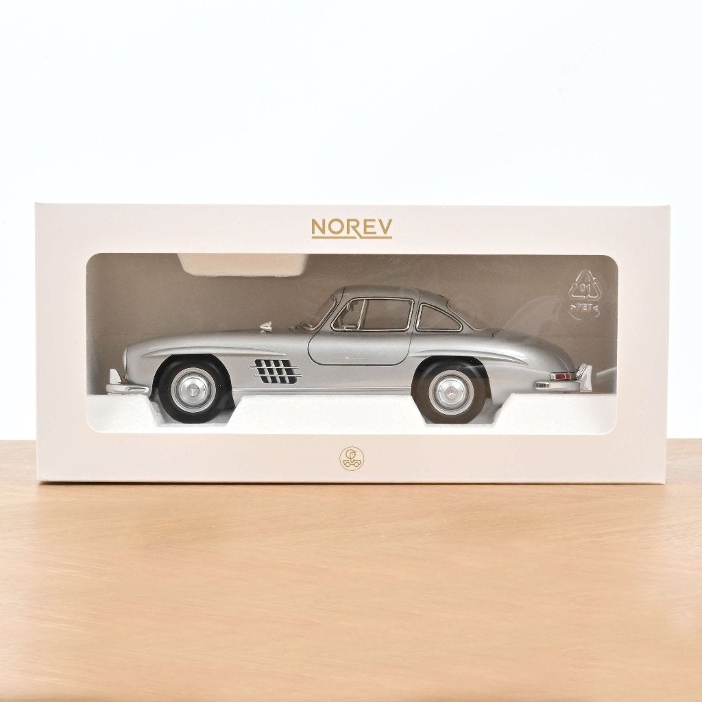 Mercedes Benz 300 SL 1954 Zilver schaal 1/18 NOREV R. 183857, Verzenden, Nieuw, Auto, Norev