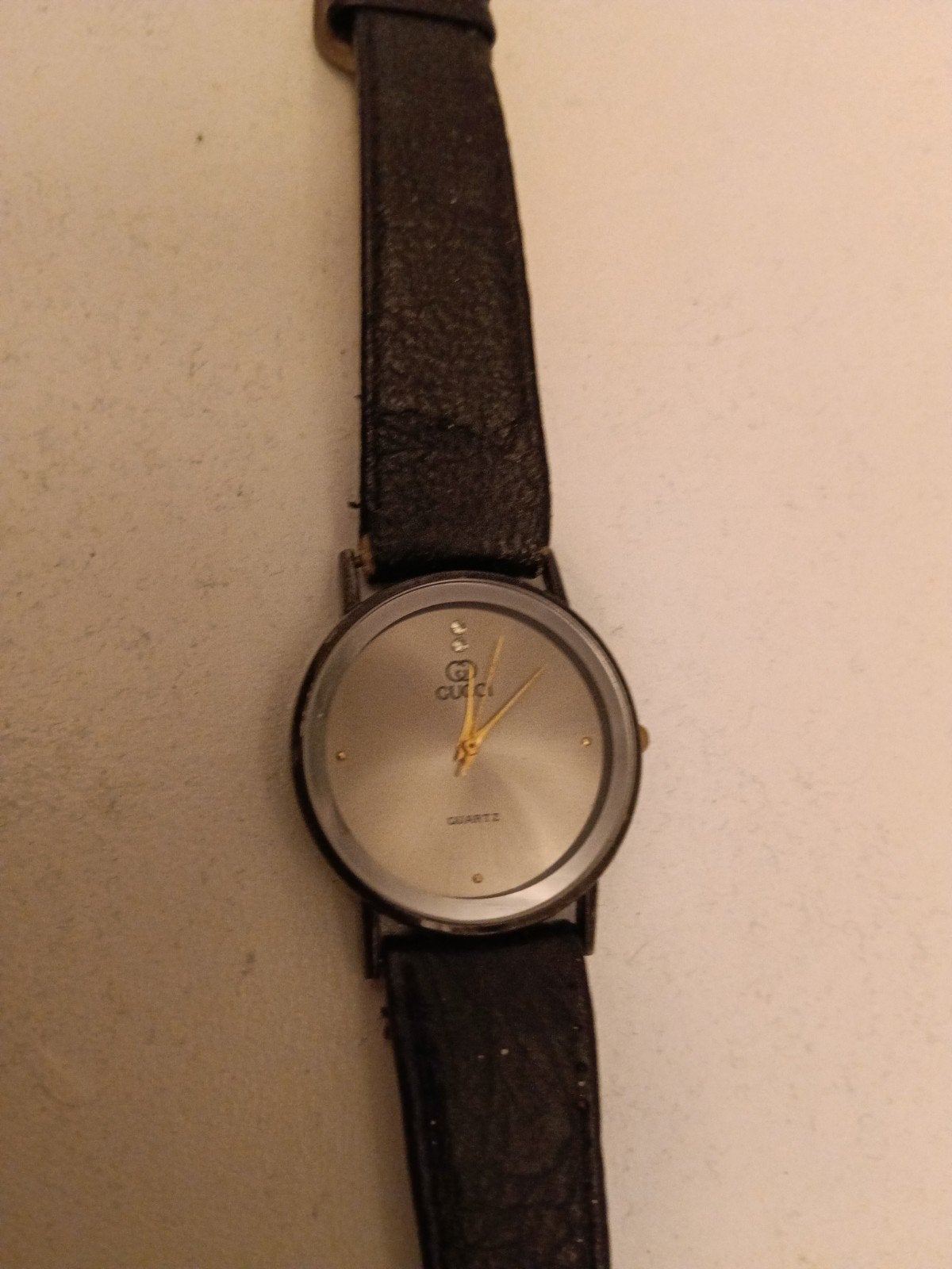 cucci dames horloge Vinted orgineel., Sieraden, Tassen en Uiterlijk, Ophalen of Verzenden, Zo goed als nieuw, Goud, Overige merken